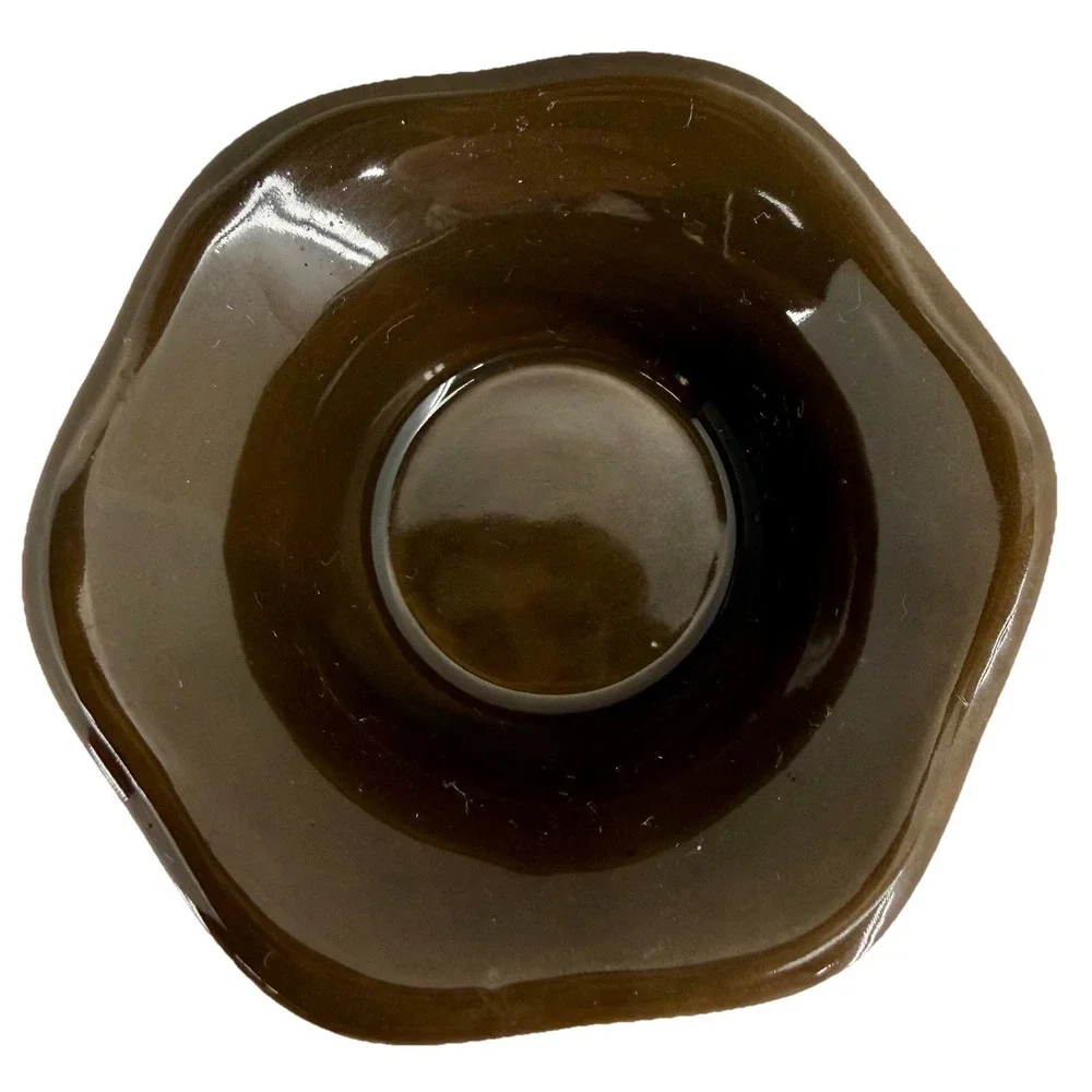 SCENTSY Wax Warmer Groovy BROWN  Nightlight‎ Wall Plug-In Wax Mini Warmer EUC